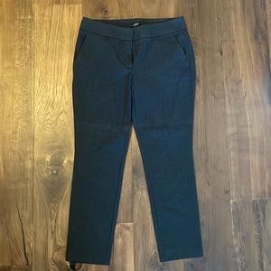 Loft skinny Julie pant, grey with black velvet dot detail